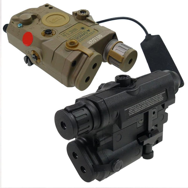 Airsoft PEQ boxes for external battery storage and tactical setups