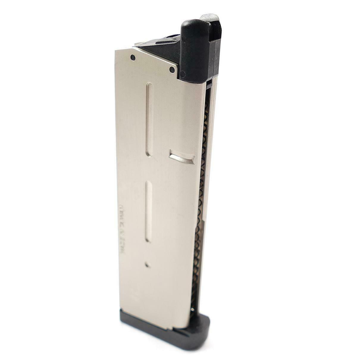 KJ Works 1911 KP-07 Magazine Chrome 26rd 6mm bb