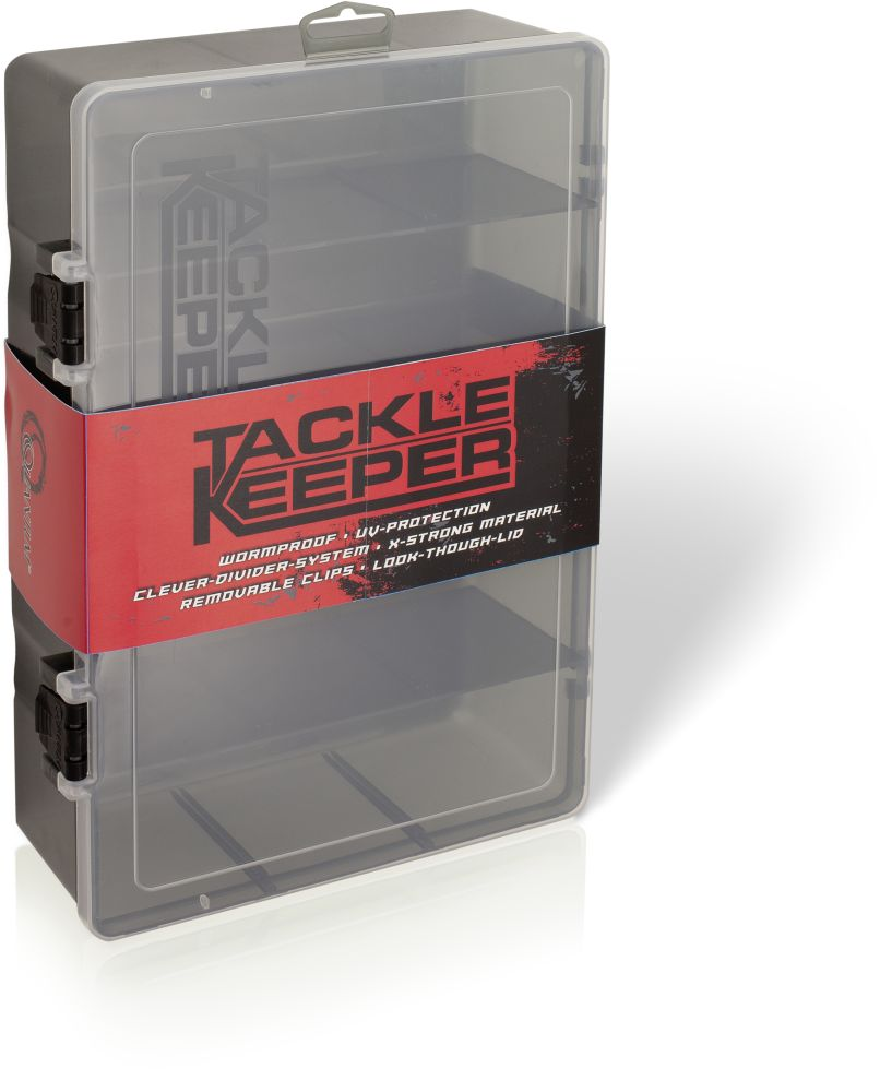 Quantum Tackle Keeper Deep Box Fishing Tackle Storage 28 X 17 X 10cm
