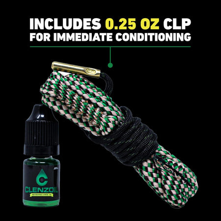 Clenzoil Cobra Bore Cleaning Rope Snake Rifle Pistol .30 / 7.62
