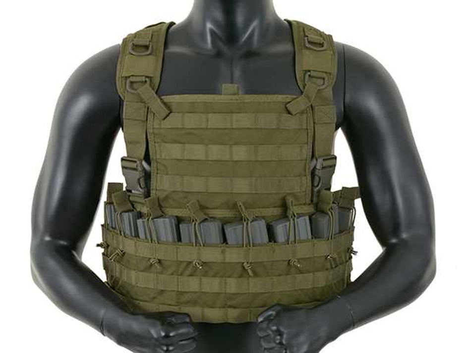 8 Fields Rifleman Molle Chest Rig Harness Vest Green