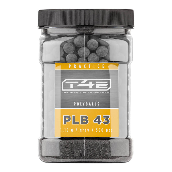 Umarex T4E Ammo bb’s Practice PLB .43 500 Pack Grey