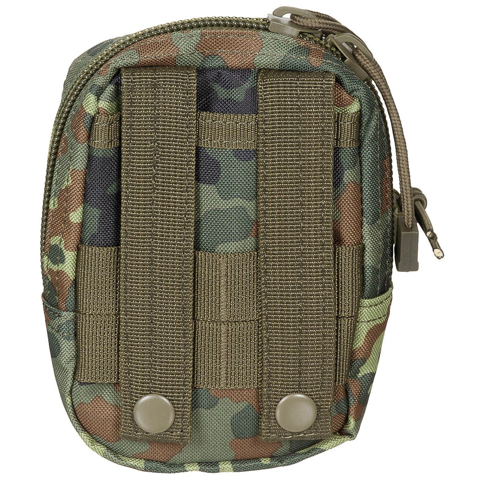 Army EDC Multi Use Utility Pouch Belt Or Vest Pouch Molle Flecktarn Camo