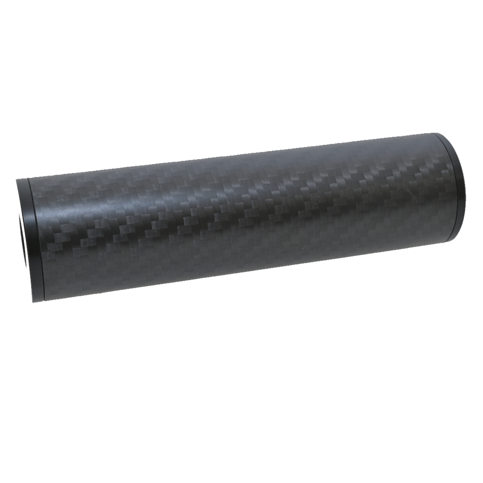 Retro Arms Airsoft 3K Carbon Mock Silencer 120mm 14mm CCW
