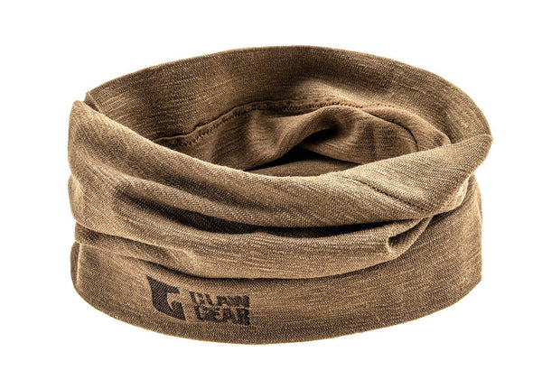 Claw Gear Merino Seamless Neck Gaiter Snood Stonegrey Olive