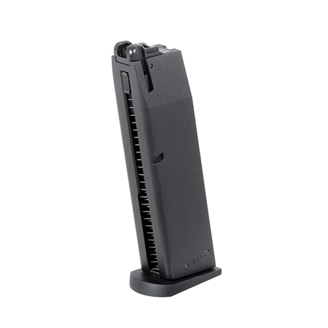 ASG Airsoft Pistol Magazine For M9 series Green Gas 25rd Black 
